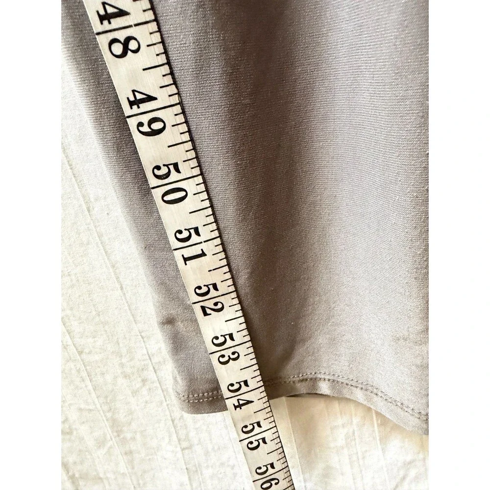Pineapple Paris Taupe Cowl Neck Sleeveless Jumpsuit Pockets Sz 44 Made in Italy